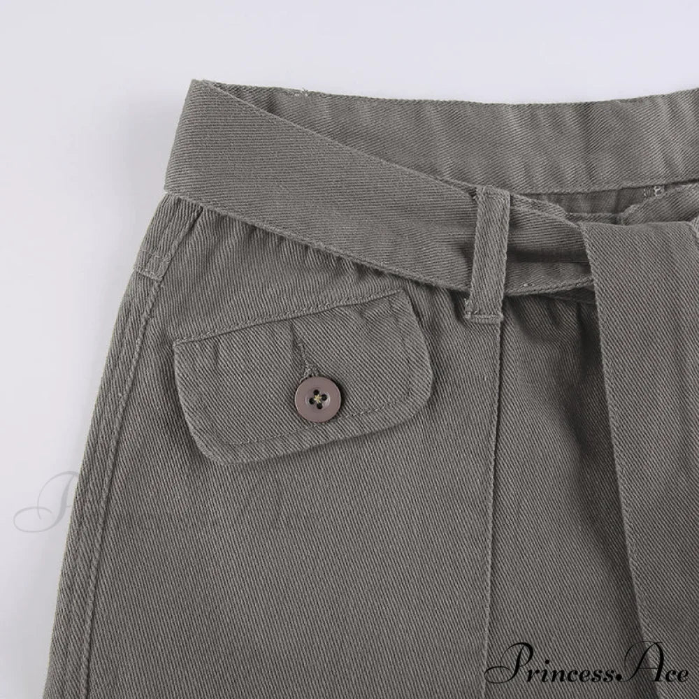 Cargo Streetwear Mom Pants Baggy Low Leg Waist 90s Denim Vintage Wide Jeans Trousers Trendy Korean Grunge Hippie Outfits - Image 14