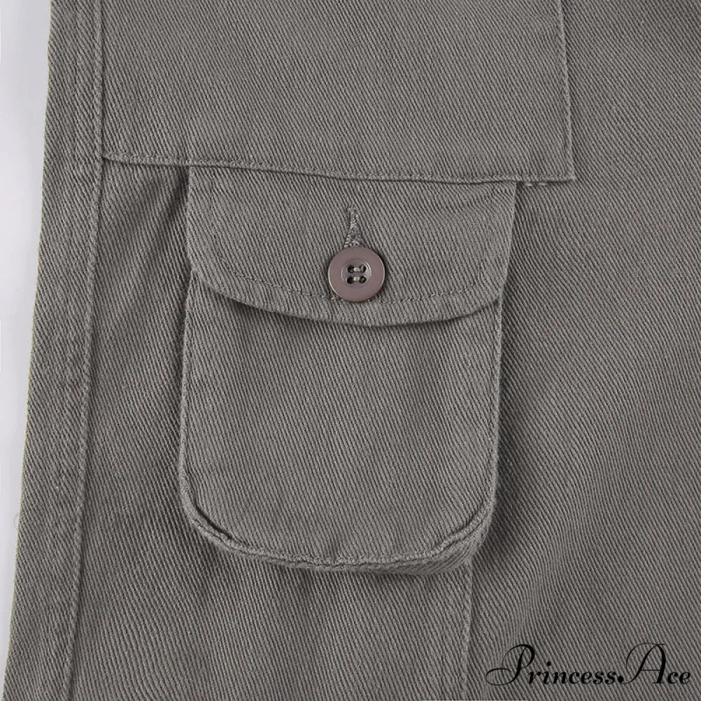Cargo Streetwear Mom Pants Baggy Low Leg Waist 90s Denim Vintage Wide Jeans Trousers Trendy Korean Grunge Hippie Outfits - Image 16