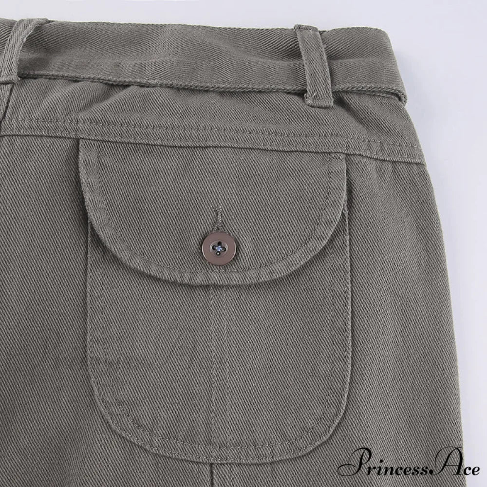 Cargo Streetwear Mom Pants Baggy Low Leg Waist 90s Denim Vintage Wide Jeans Trousers Trendy Korean Grunge Hippie Outfits - Image 21