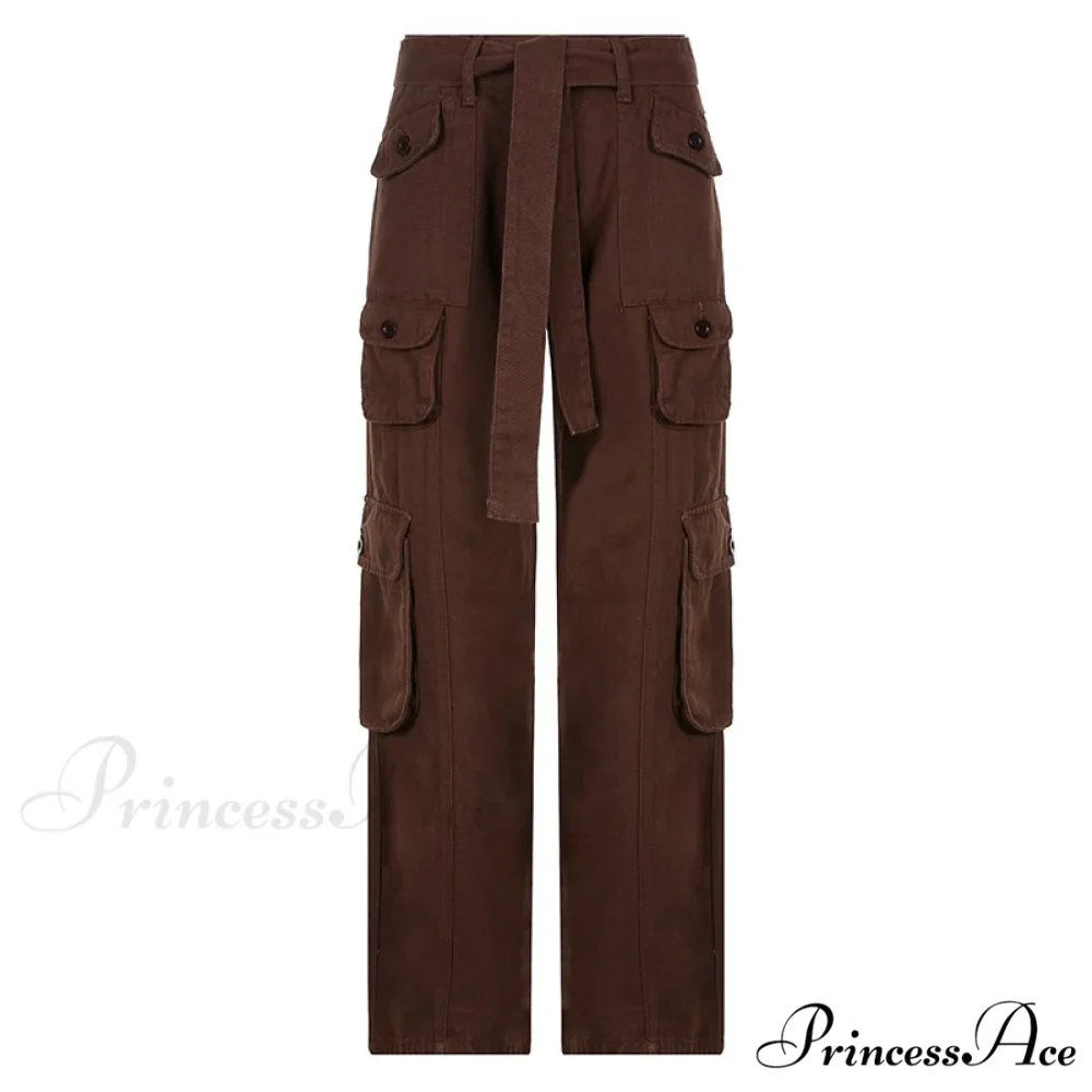 Cargo Streetwear Mom Pants Baggy Low Leg Waist 90s Denim Vintage Wide Jeans Trousers Trendy Korean Grunge Hippie Outfits - Image 7