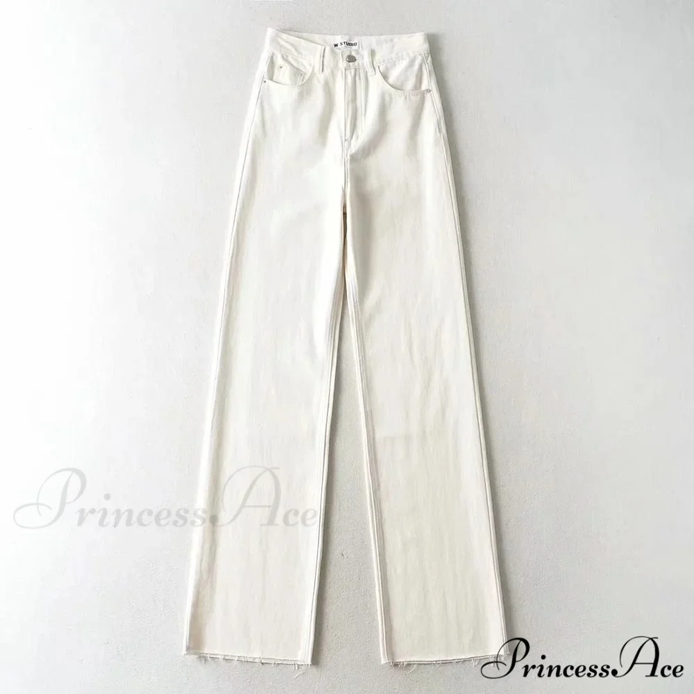 Leg Straight Denim Casual Fashion Women's - Baggy Jeans High Waist Fit - Image 10