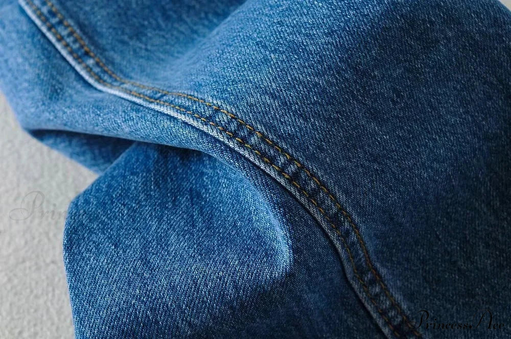 Leg Straight Denim Casual Fashion Women's - Baggy Jeans High Waist Fit - Image 15