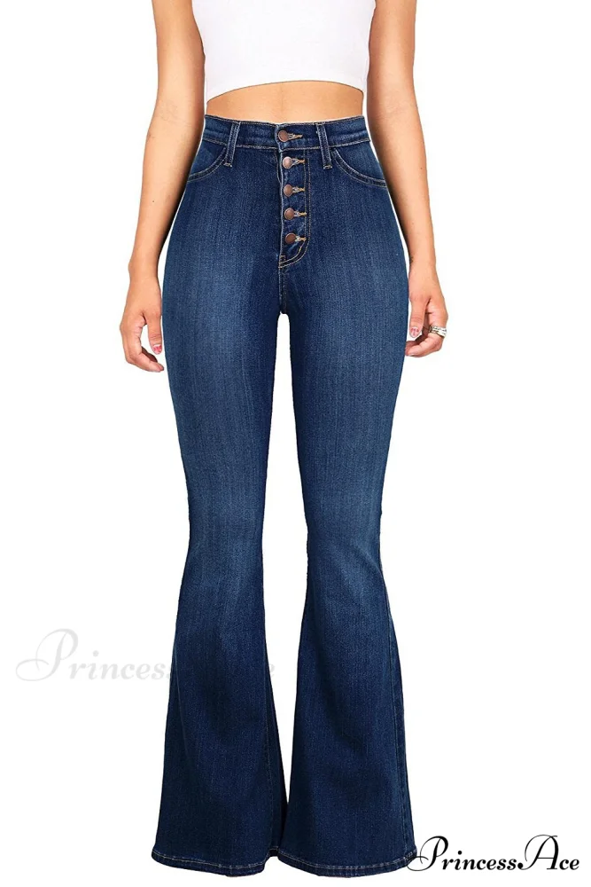 Bottom Denim 2024 Waist Flare Warm-Season Sexy Jean Push Bell Lady Women for Trousers High Pants Skinny Up Jeans Spring - Image 4