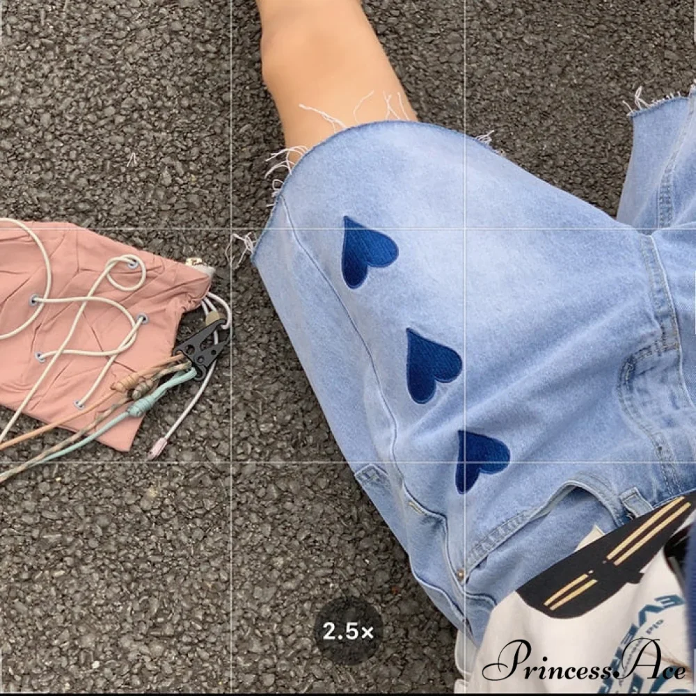 High Baggy Mom Wide Trousers Vintage Jeans Warm-Season Leg Waist Denim Women's Straight Pants - Image 6