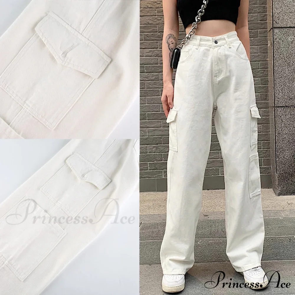 Baggy Jeans 90s Brown Women Vintage Streetwear - Image 10