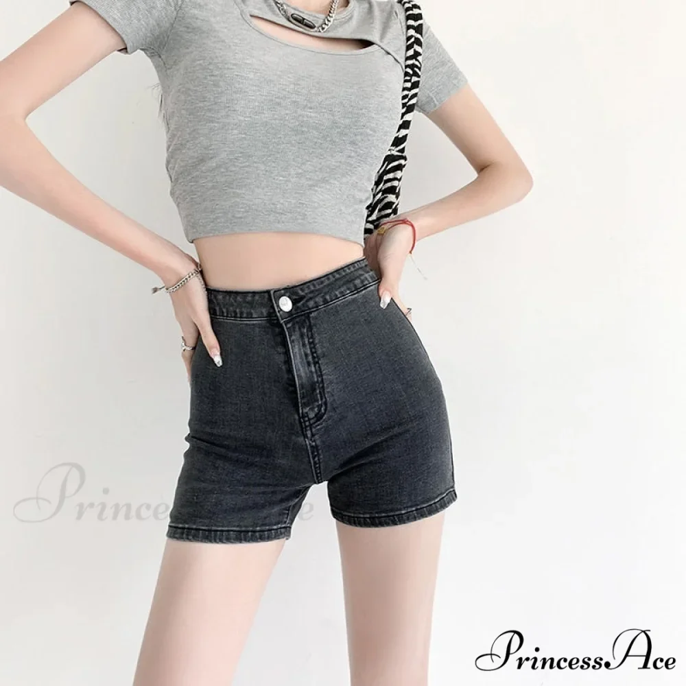 Peach Lady Warm-Season Skinny Shorts Shorts - Cycling Sexy Elegant Women's Brief Casual Jeans Denim 2024 Harajuku - Image 6
