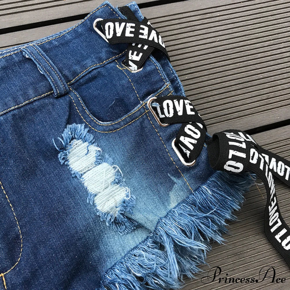 Low Denim Bandage Brief Hole Club Jeans Skinny DJ Blue Women Dance Waist Ripped Mini Shorts White Black - Image 14
