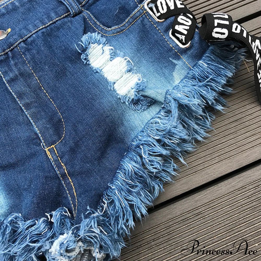 Low Denim Bandage Brief Hole Club Jeans Skinny DJ Blue Women Dance Waist Ripped Mini Shorts White Black - Image 15