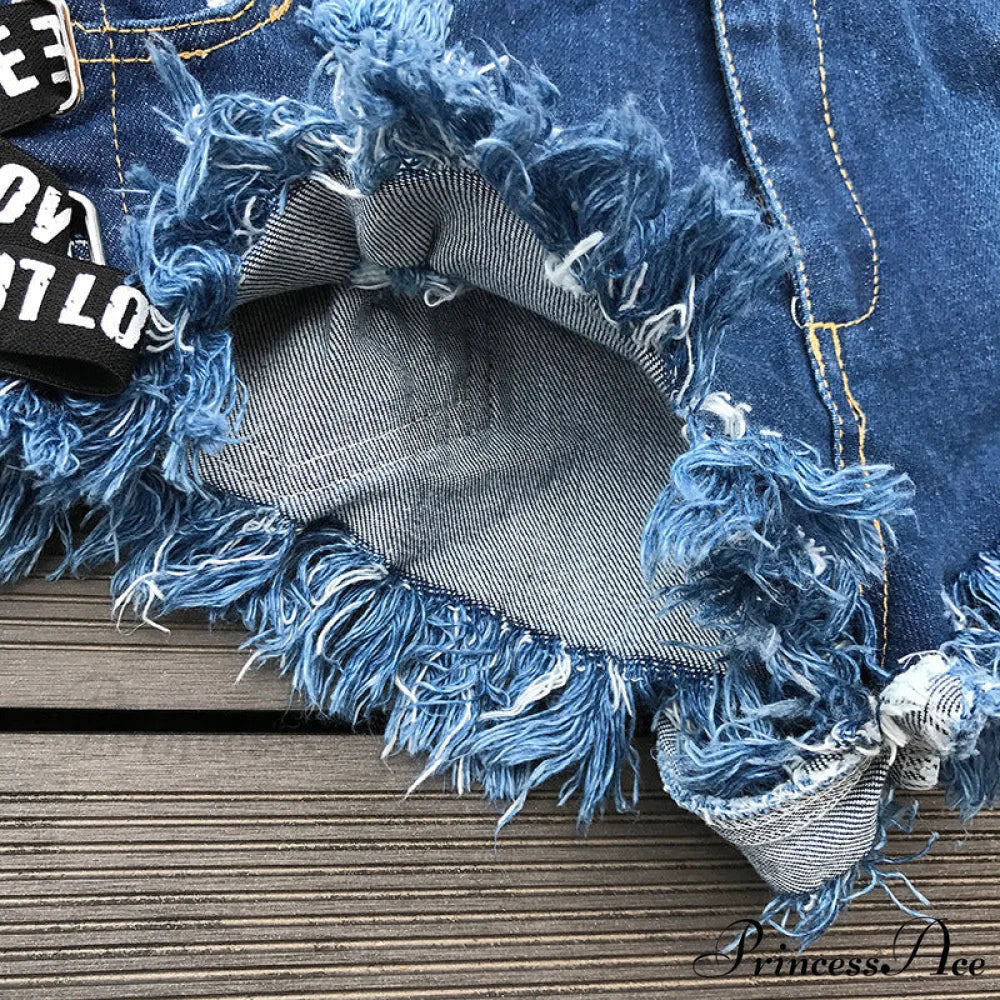 Low Denim Bandage Brief Hole Club Jeans Skinny DJ Blue Women Dance Waist Ripped Mini Shorts White Black - Image 16