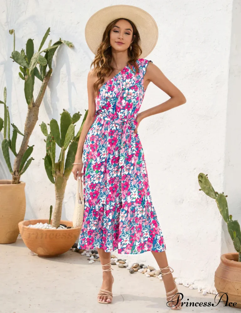 Shoulder Patterned One Dress - Image 5