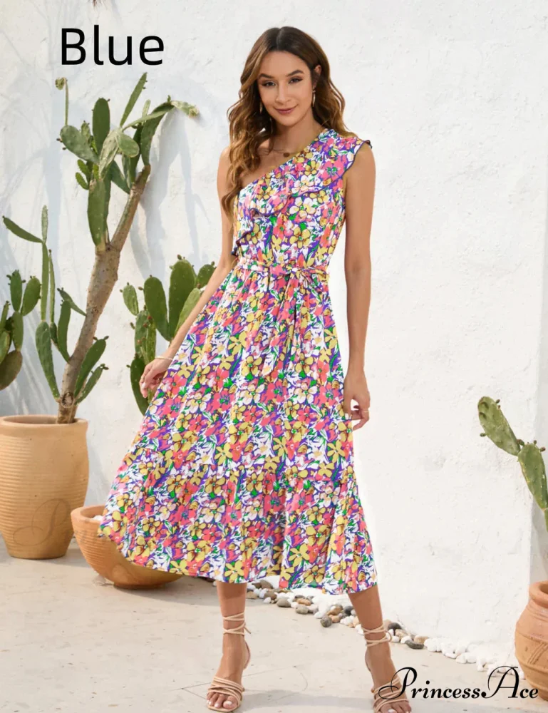 Shoulder Patterned One Dress - Image 7