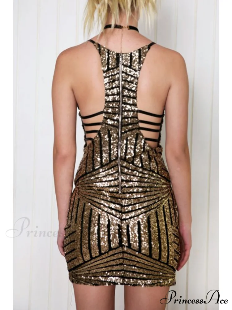 Bodycon Cami Sequins Dress - Image 2