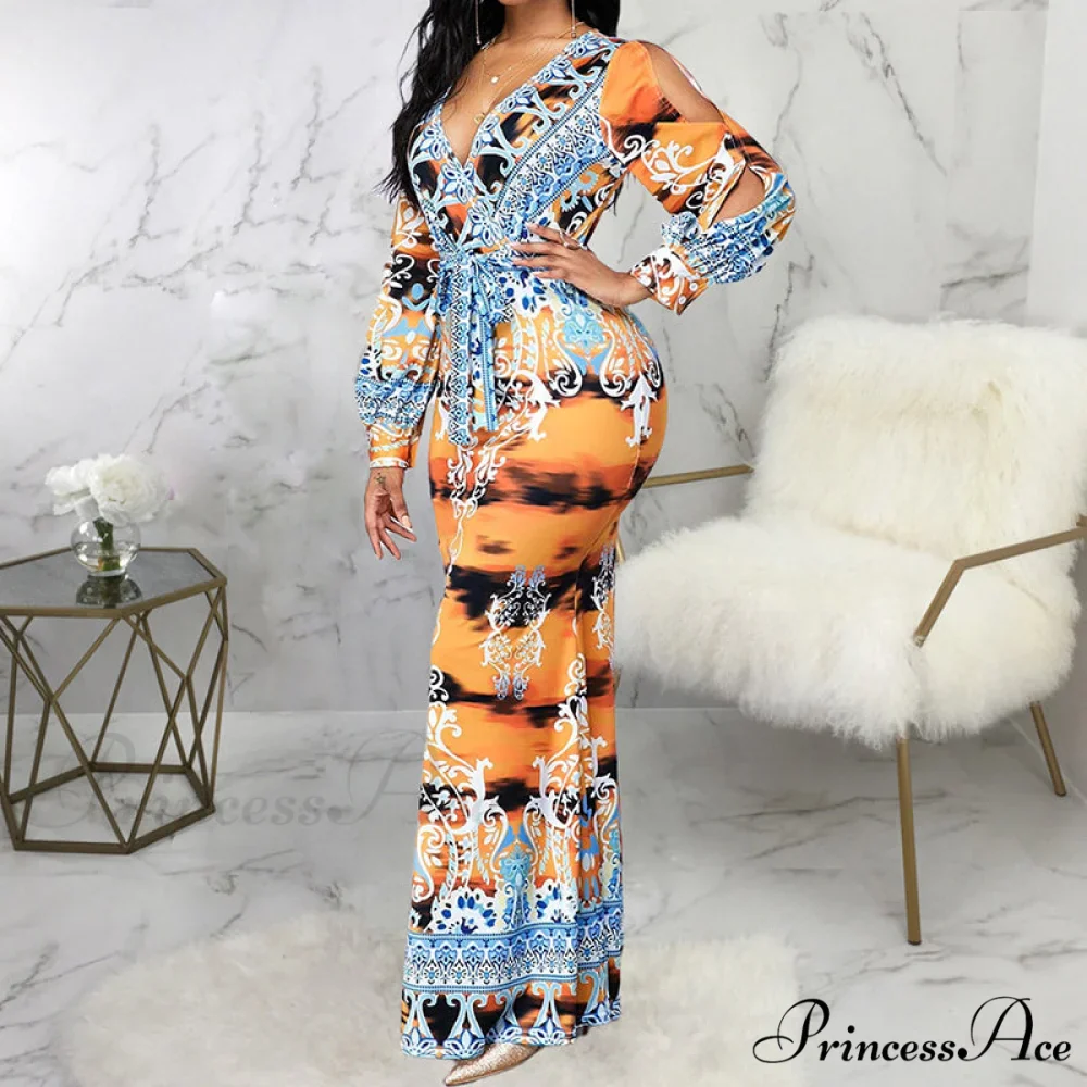 Colorblock Sashes Party Design for Elegant Gown Women - Image 3