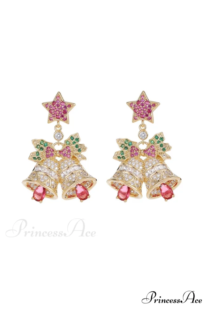 Bell with Earrings Pentagram Zircon - Image 2