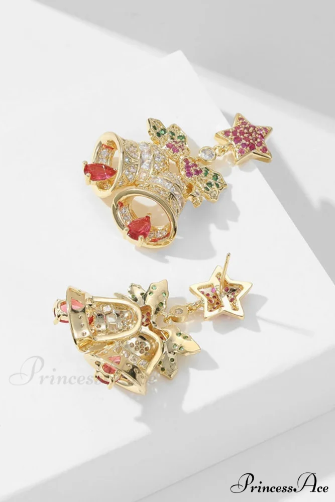Bell with Earrings Pentagram Zircon - Image 3