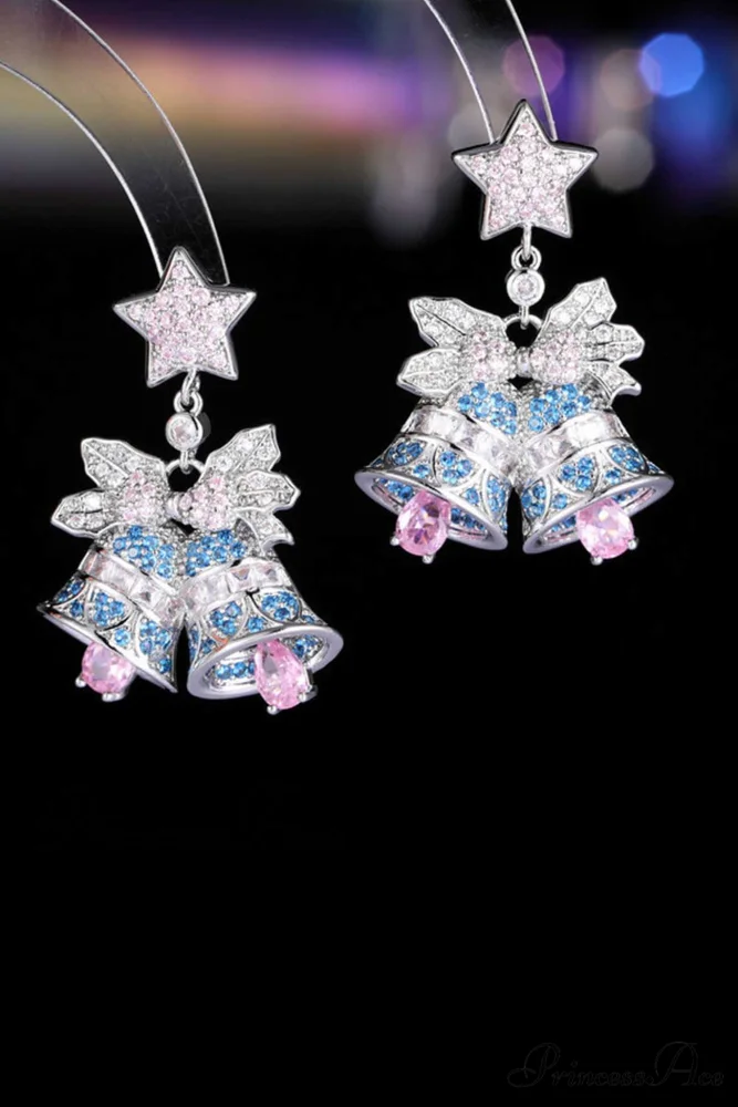 Bell with Earrings Pentagram Zircon - Image 4
