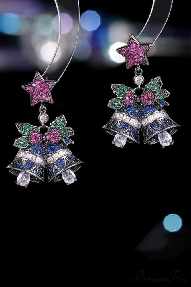 Bell with Earrings Pentagram Zircon - Image 5