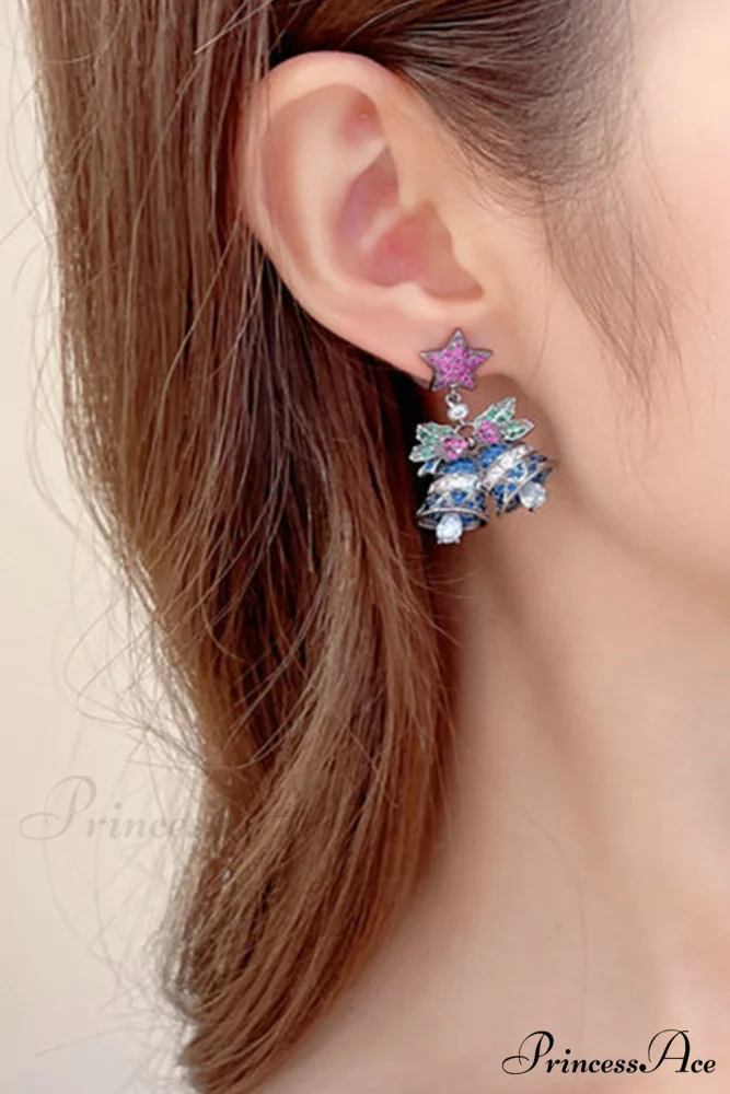 Bell with Earrings Pentagram Zircon - Image 6