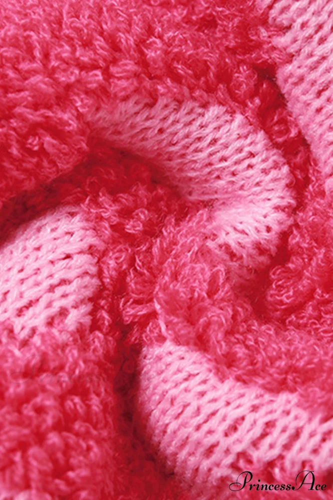 Neck Crop Jacquard V Sweater - Image 7