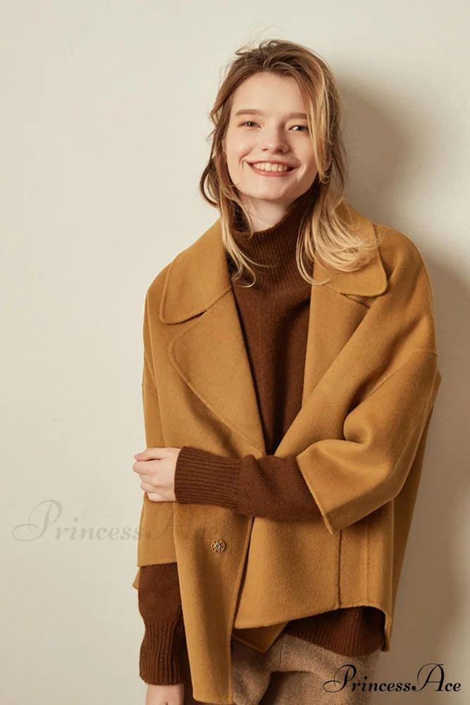 Turtleneck Wool Side Sweater with Split - Image 4
