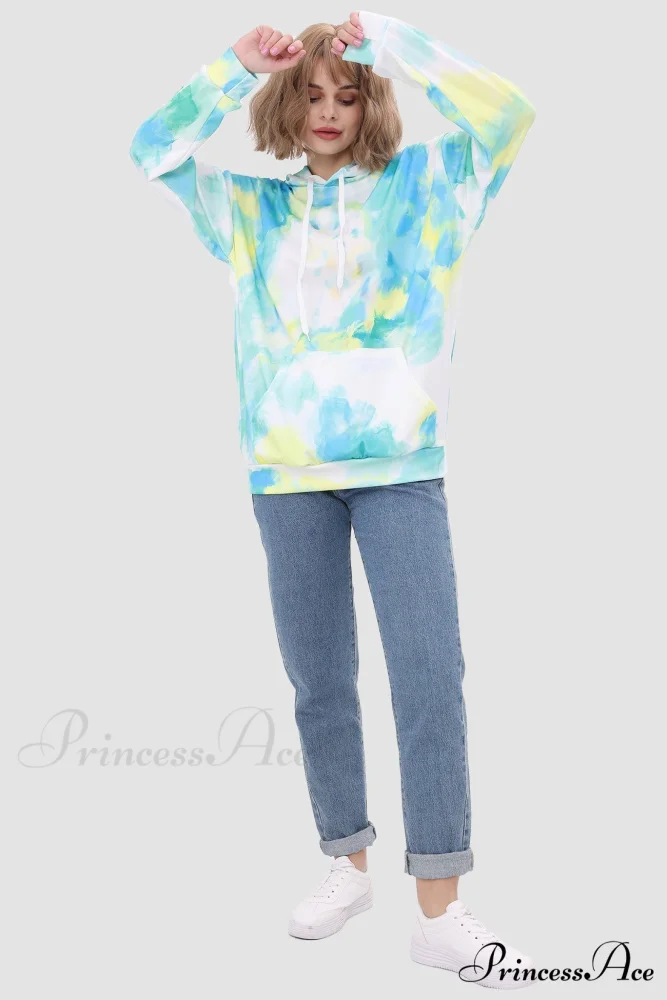 with Tie Hoodie Dye Drawstring - Image 10