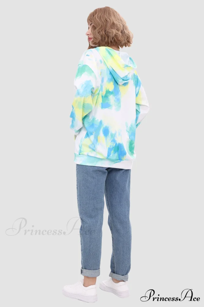 with Tie Hoodie Dye Drawstring - Image 11