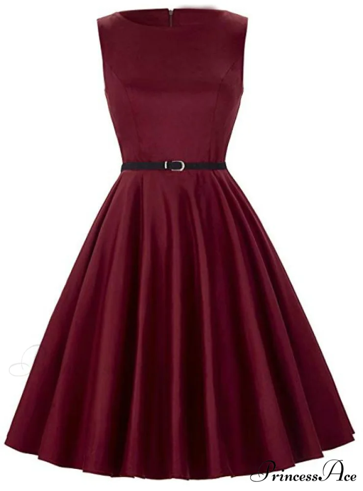 Tea Vintage Gown - Black Sleeveless - Image 3