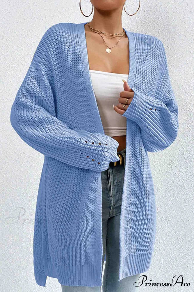 Open Mid-Length Front Cardigan - Image 6