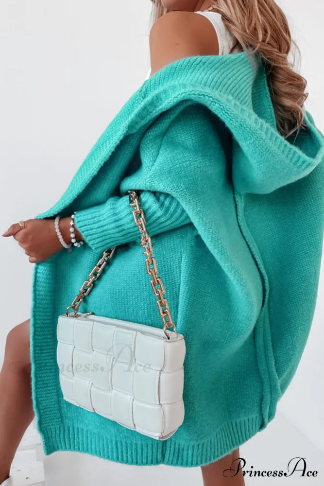 Hoodie Front Open Cardigan - Image 15