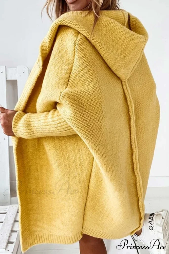 Hoodie Front Open Cardigan - Image 30