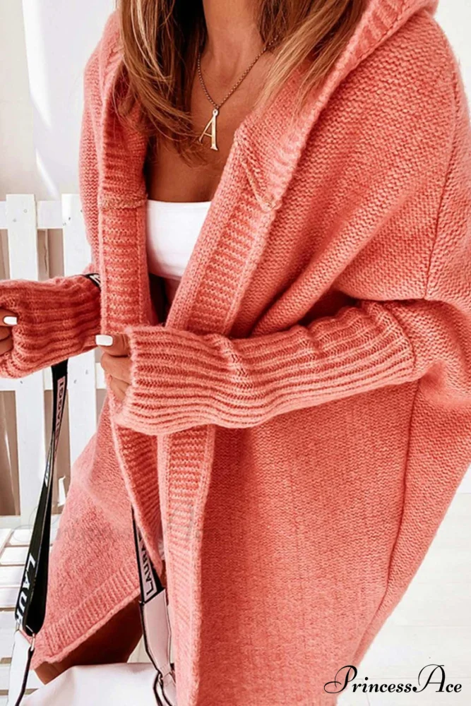 Hoodie Front Open Cardigan - Image 6