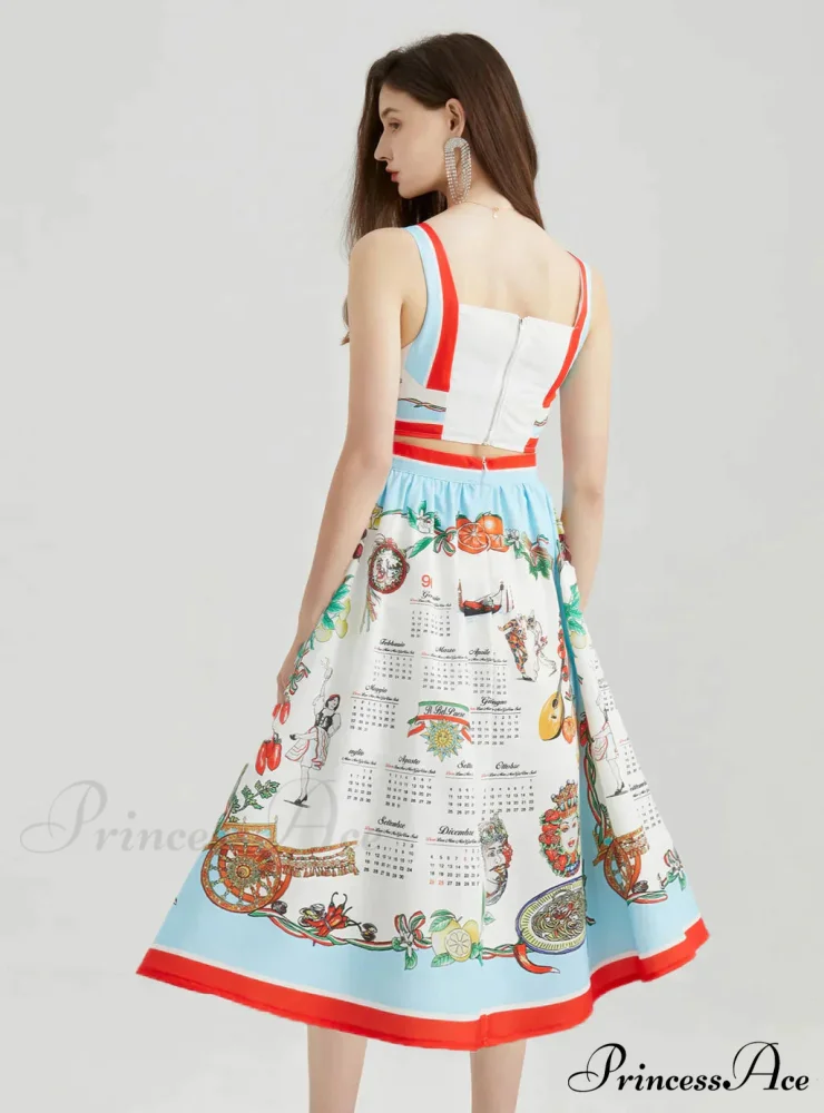 Skirt and Top Fruit Design Set - Image 3