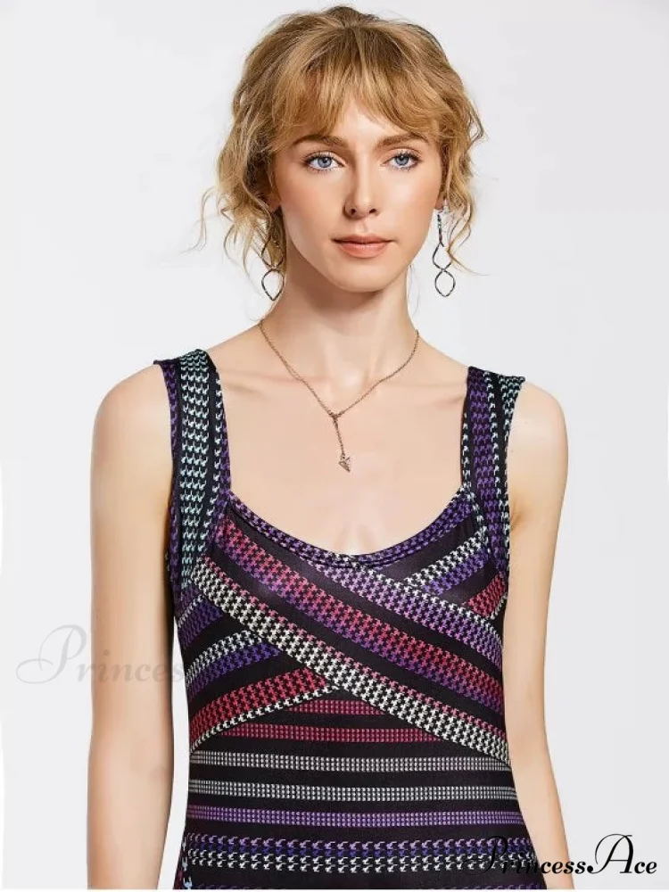 with Stunning Bodycon Mini Gown Print - Image 4