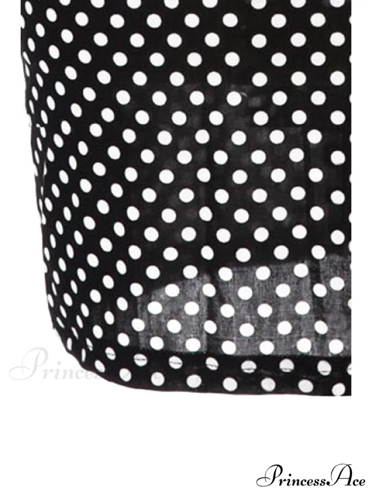 Sleeveless Jewel Dot with Polka Elegant Gown Backless Neck - Image 4