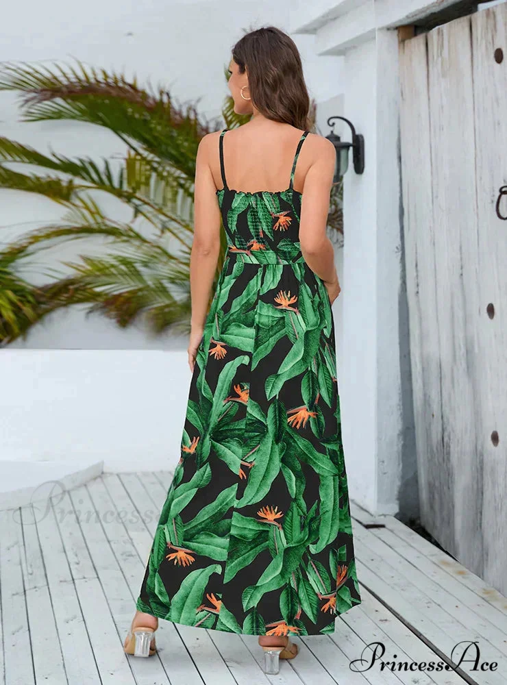 Split Waist Bohemian High Dress - Image 3
