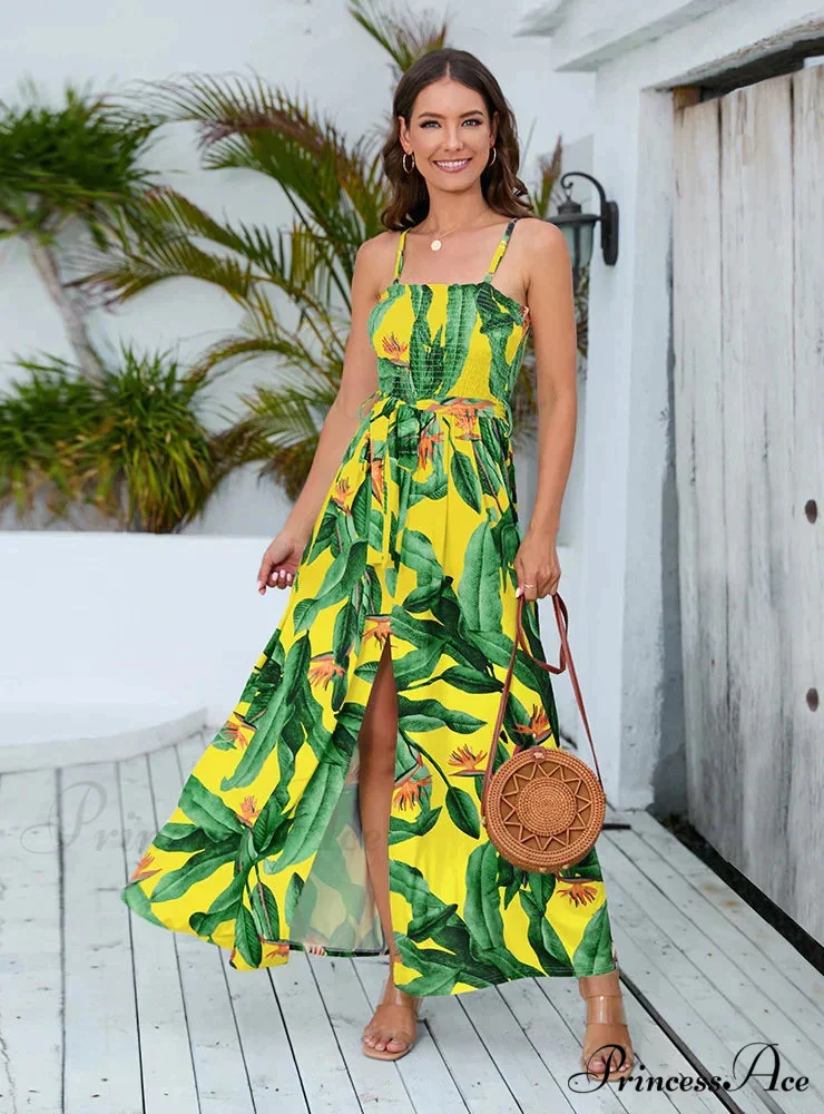 Split Waist Bohemian High Dress - Image 7