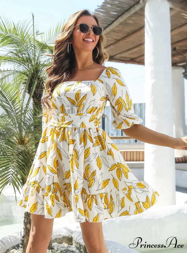 Boxy for Ruffled Neckline Gown Holidays - Image 3