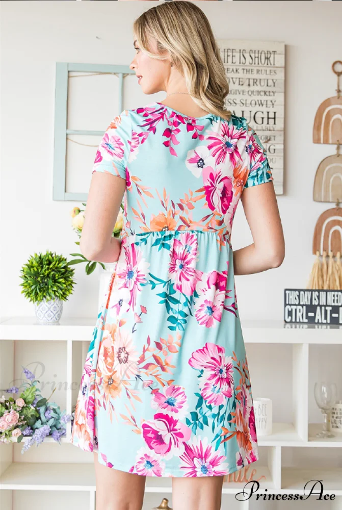 Design for Flowered Gown Hooded Leisure - Image 5