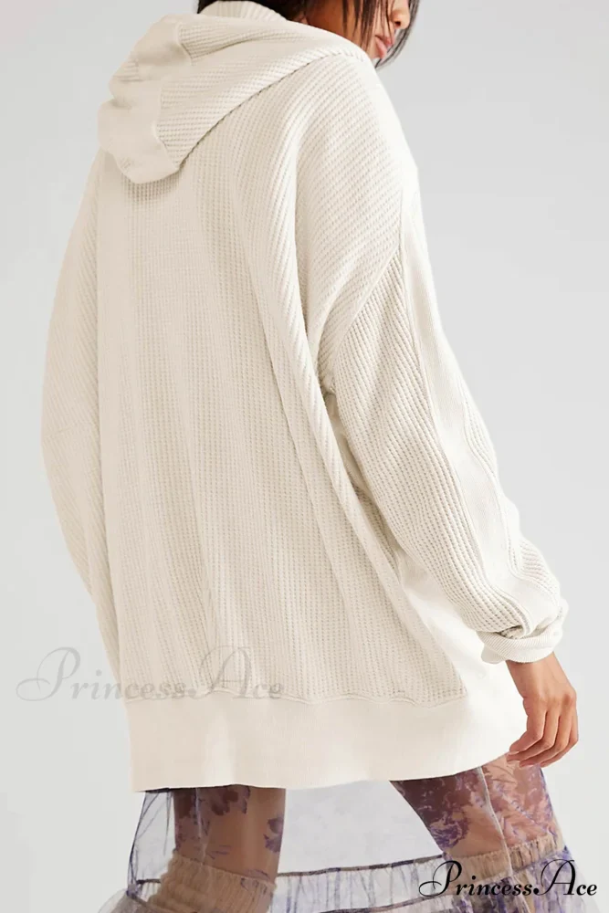 Zipper Waffle Hoodie - Image 10