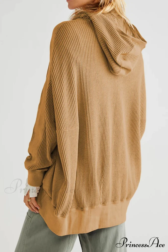 Zipper Waffle Hoodie - Image 14
