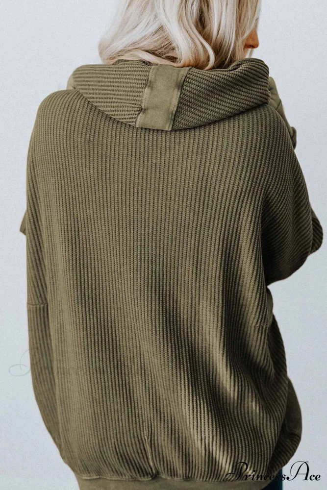 Zipper Waffle Hoodie - Image 21