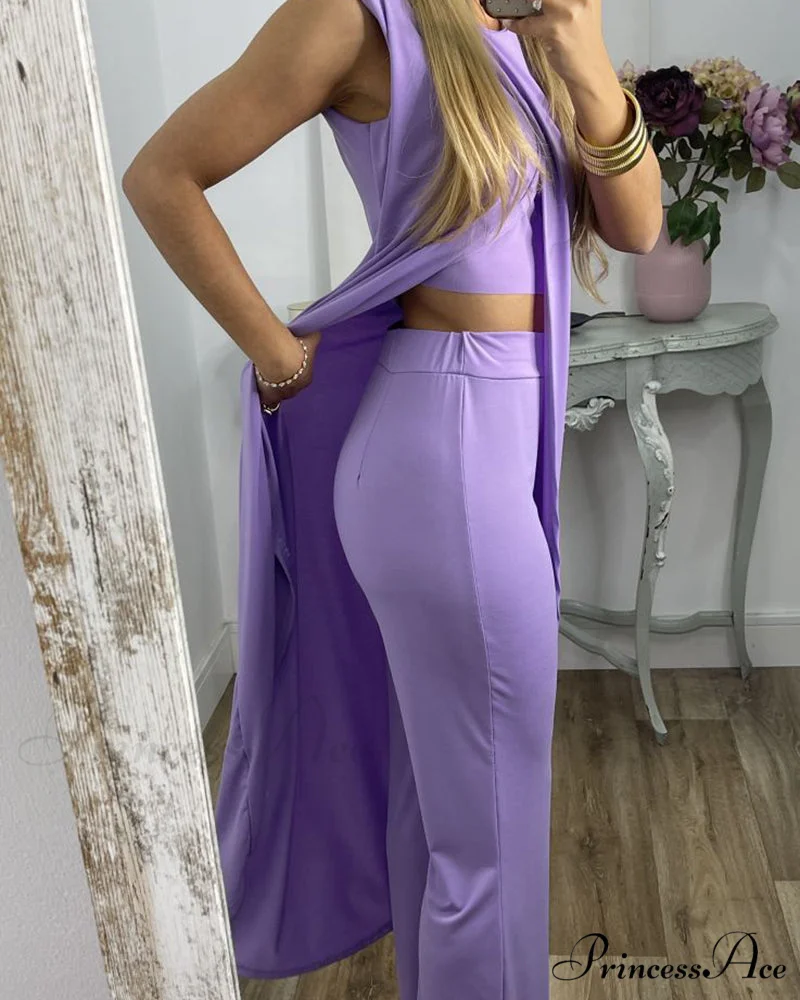 Sleeveless 2-piece outfit - Image 3