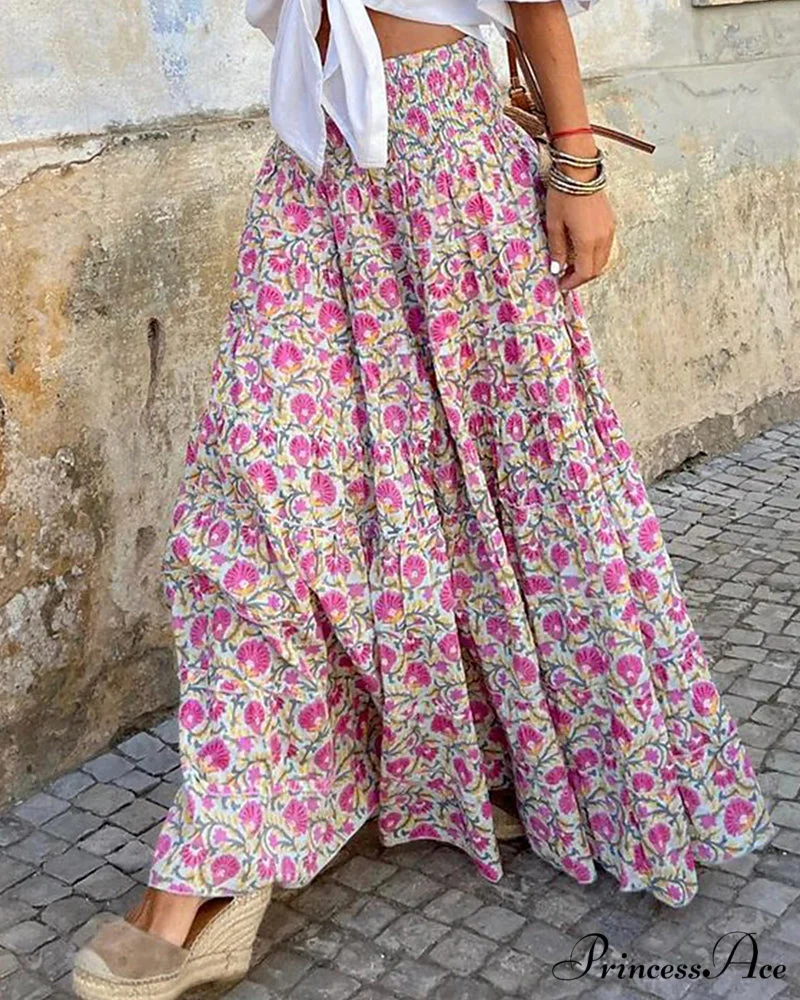 Floral A-Line Skirt - Image 2