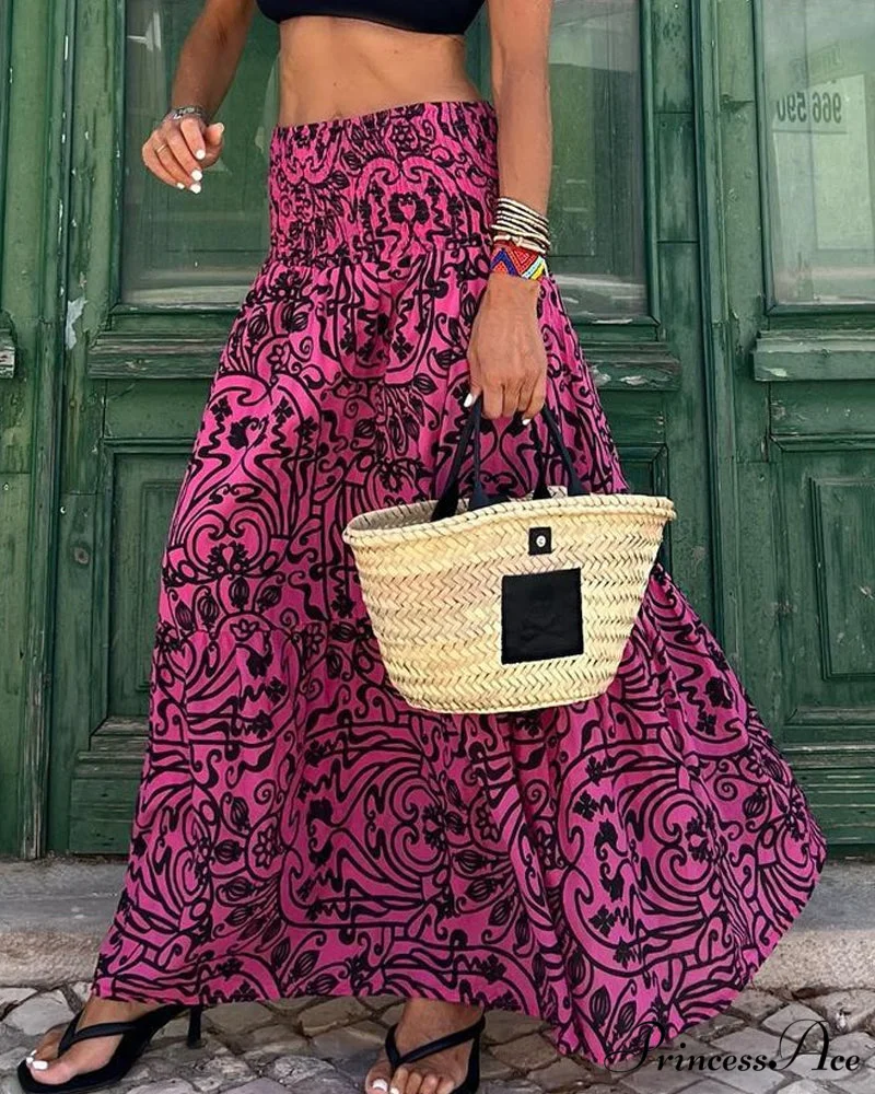 Floral A-Line Skirt - Image 7