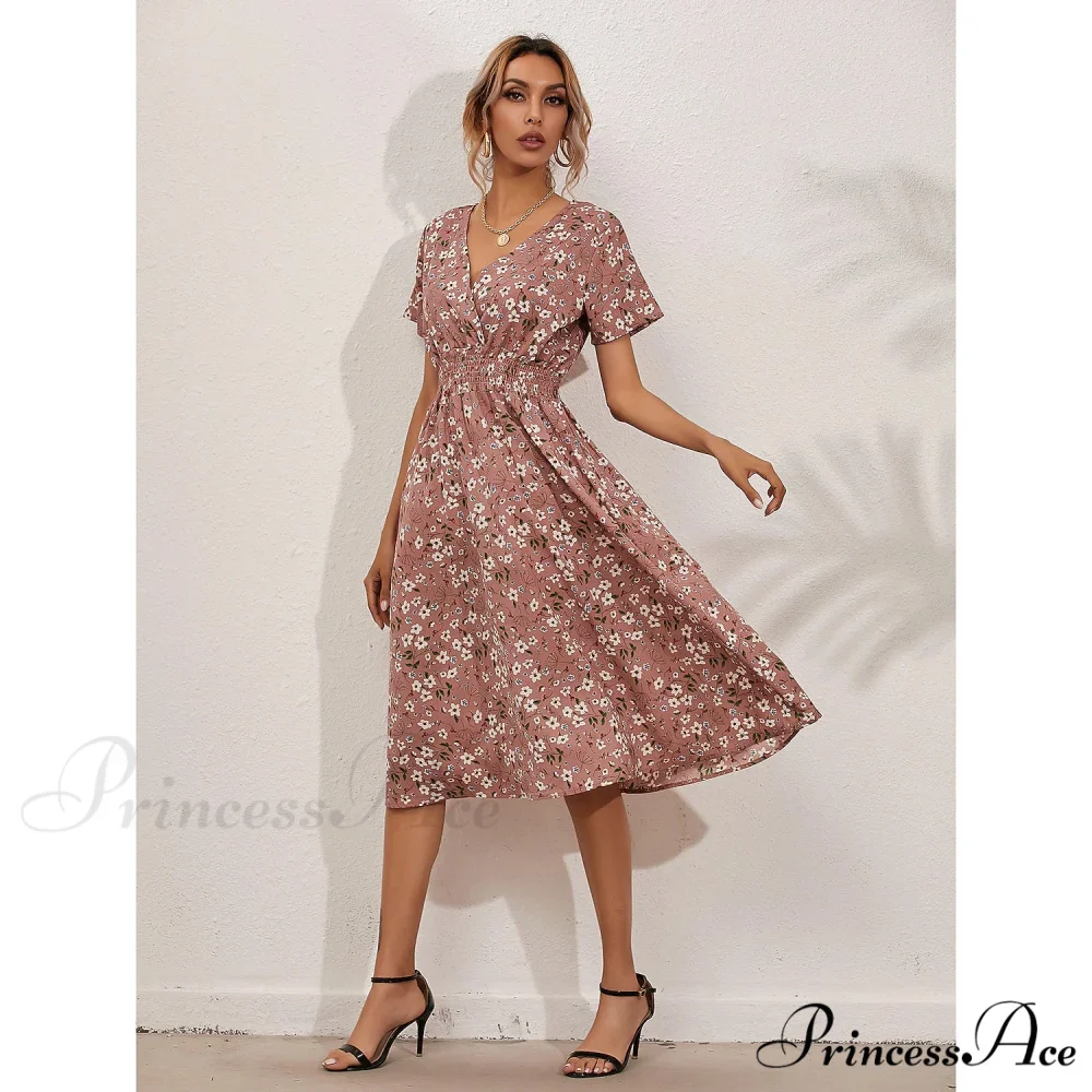 Boho Loose Midi Dress for Women - Image 4