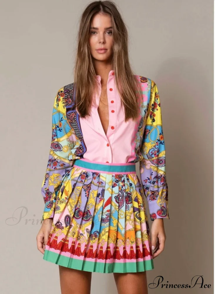 KERRY SHIRT AND SKIRT SET