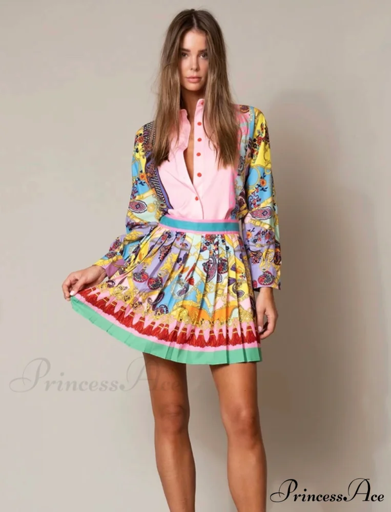 KERRY SHIRT AND SKIRT SET - Image 2