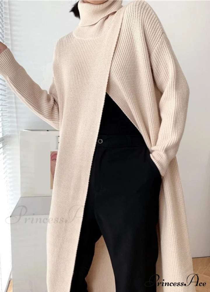VERA LONG KNIT TOP - Black - Image 3