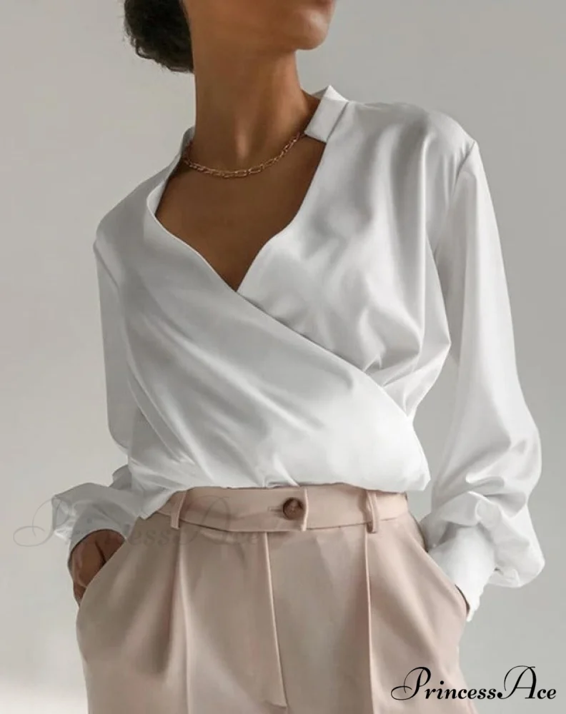 V-NECK SHIRT - TIARA - Image 2