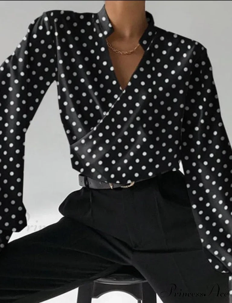 V-NECK SHIRT - TIARA - Image 8